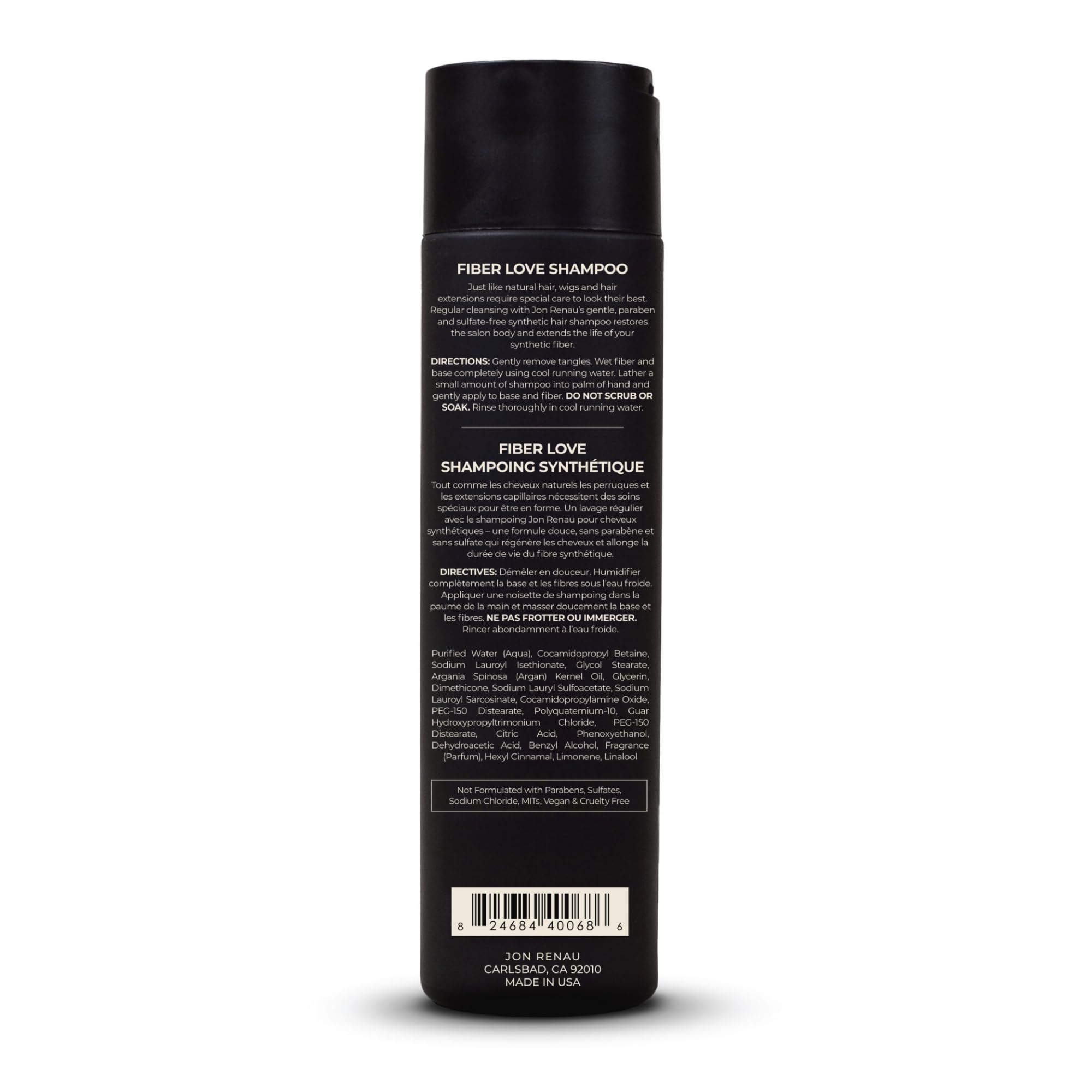 Jon Renau Fiber Love Shampoo routine-friendly cleanse for regular wig care