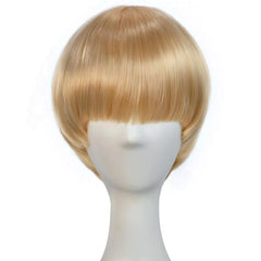 JoneTing blonde mushroom wig with hair cap ideal for comfortable wear