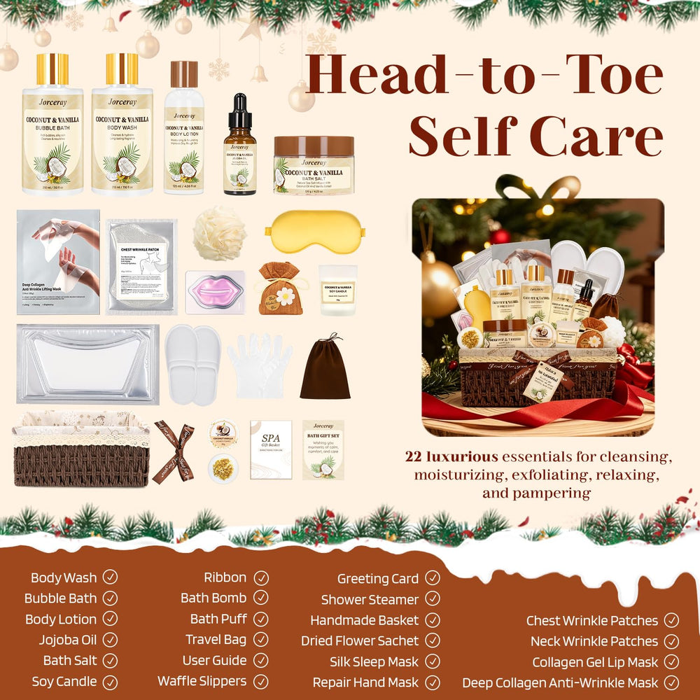 Jorceray coconut-vanilla aroma bath scene for tropical relaxation and skin hydration