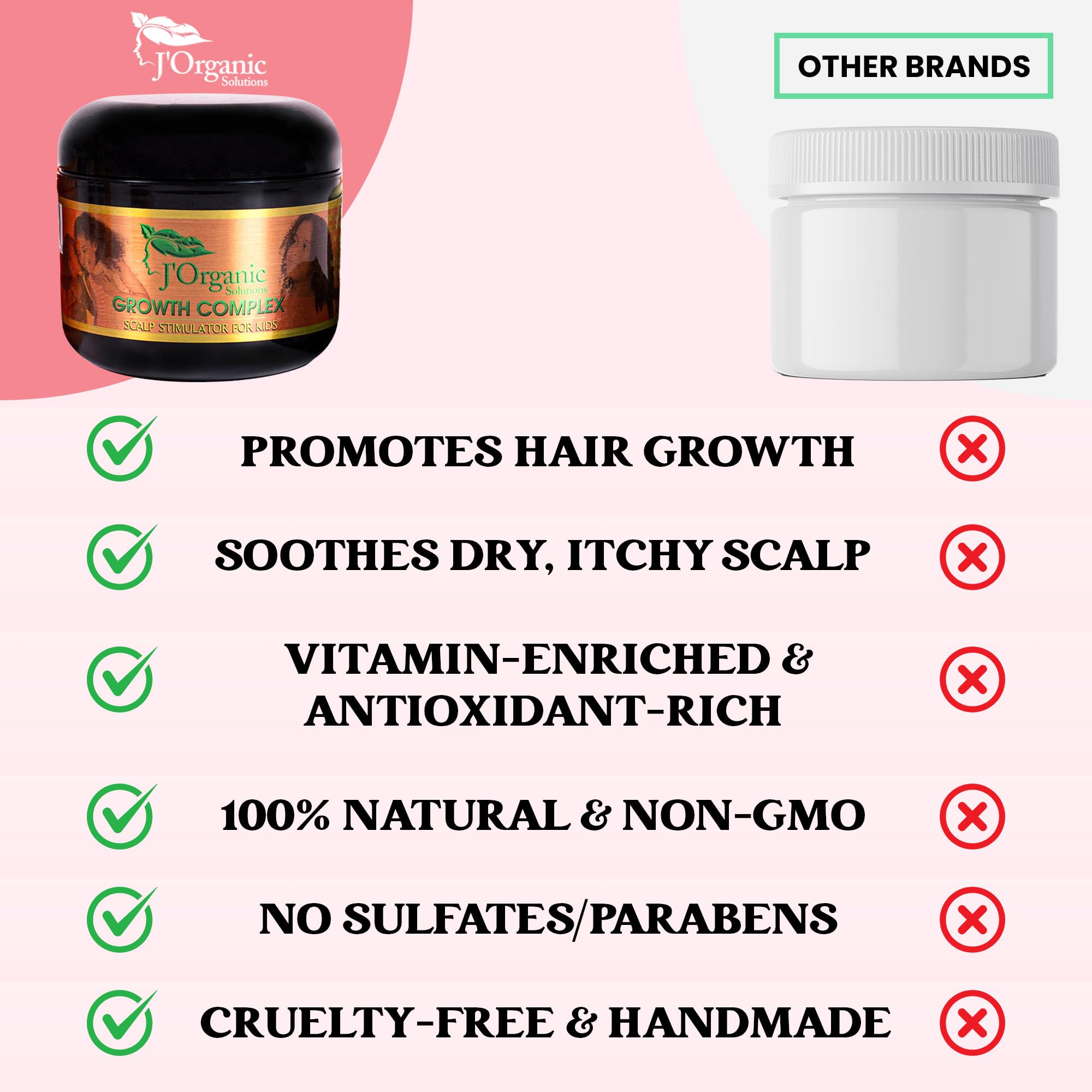J'Organic Solutions coconut oil bottle for natural hydration