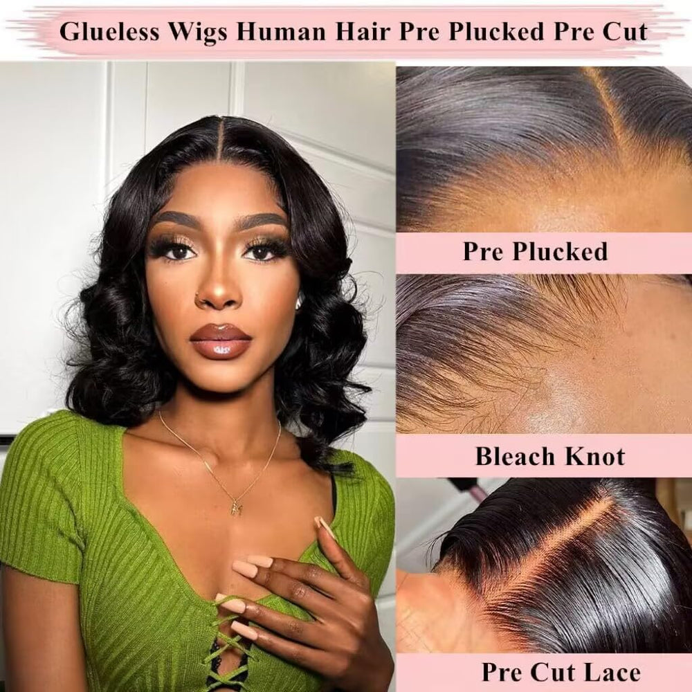 Josblue body wave wig 12 inch delivers natural movement for everyday styling.