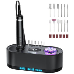 JOSGLOI electric nail drill at 40000rpm delivering smooth finishes.