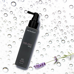 Josh Rosebrook Hair Spray application close-up shows even mist for precise styling.