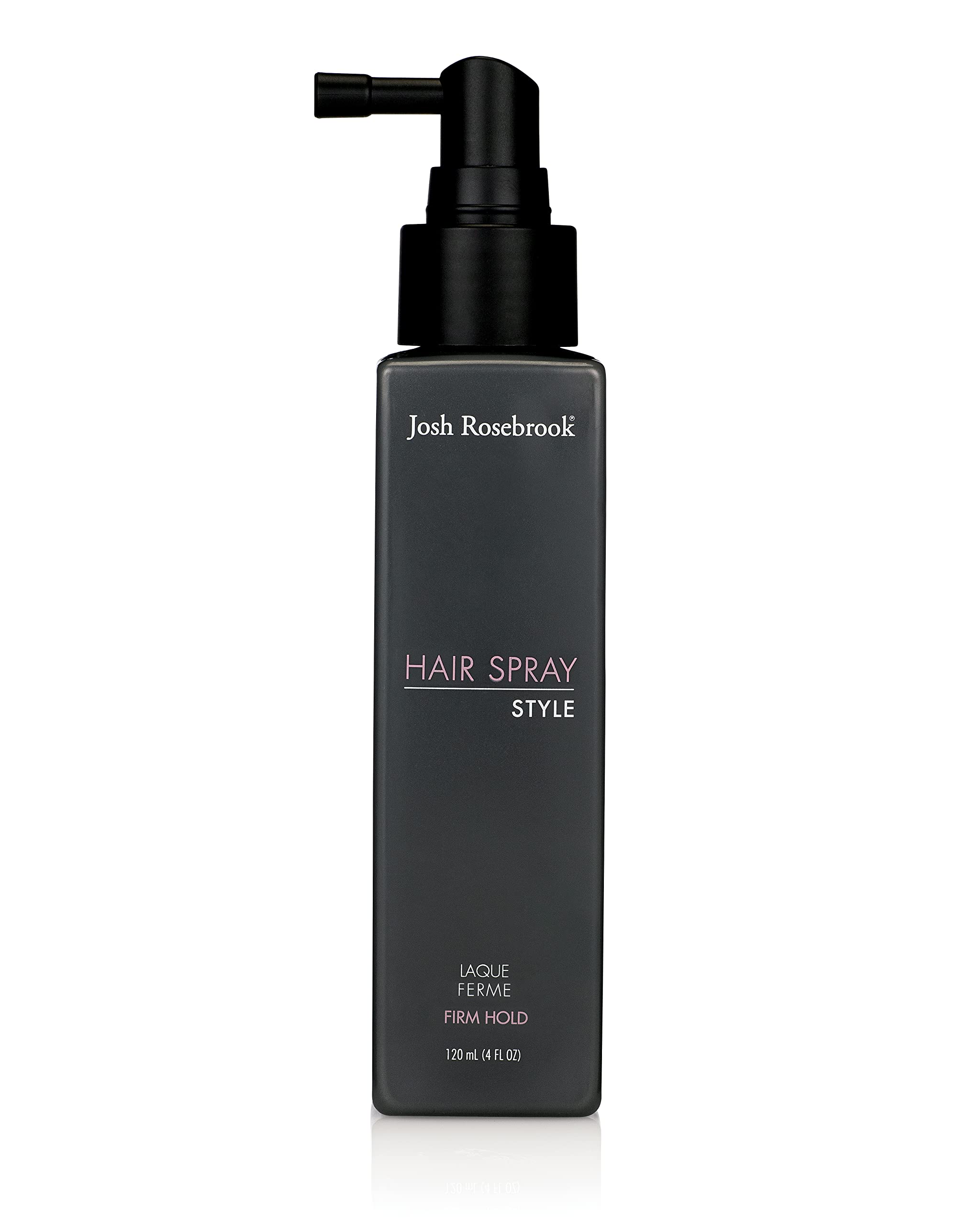 Josh Rosebrook Hair Spray firm-hold bottle for strong control and natural shine.