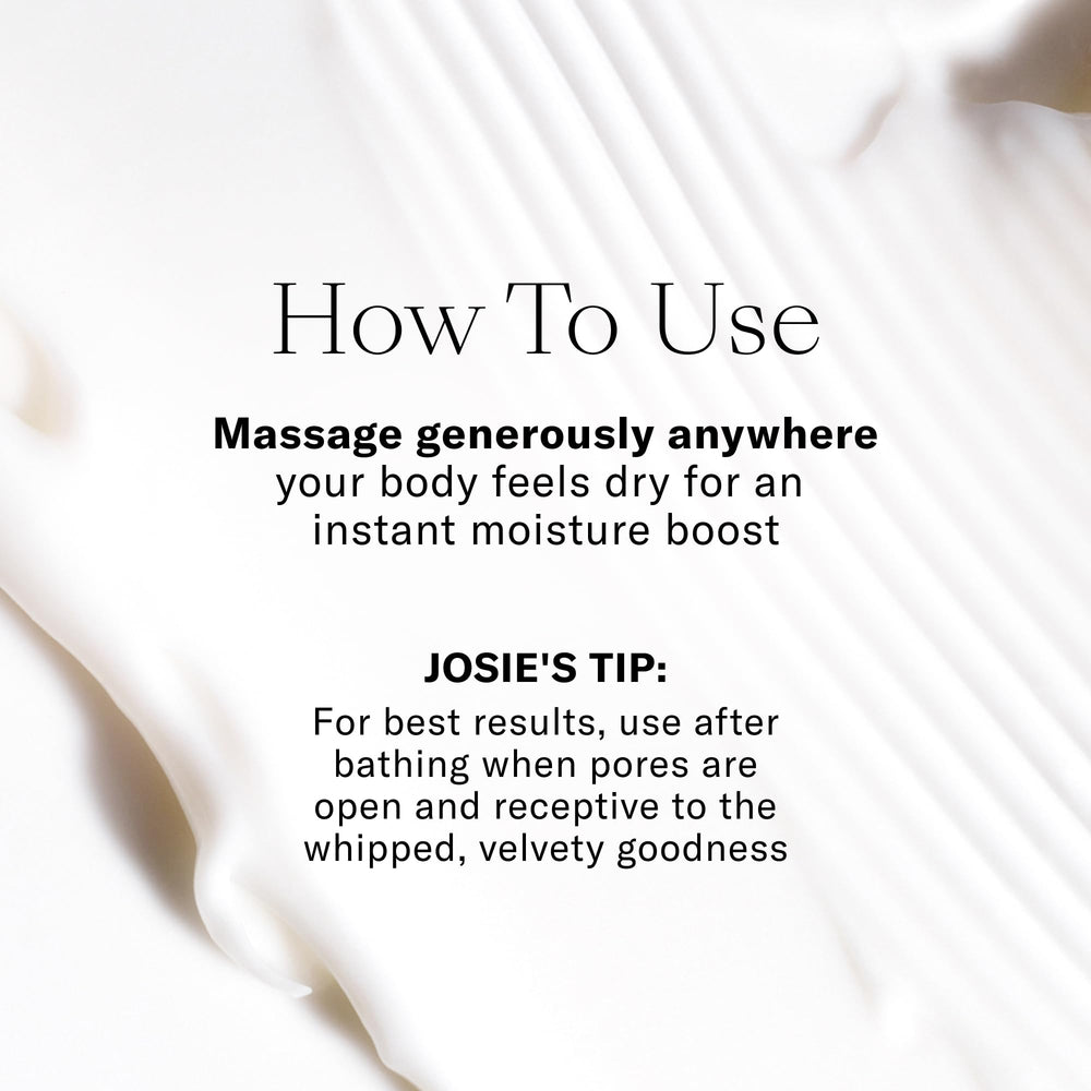 Josie Maran Argan Milk Intensive Hydrating Body Renewal Serum bottle illustrating weightless hydration