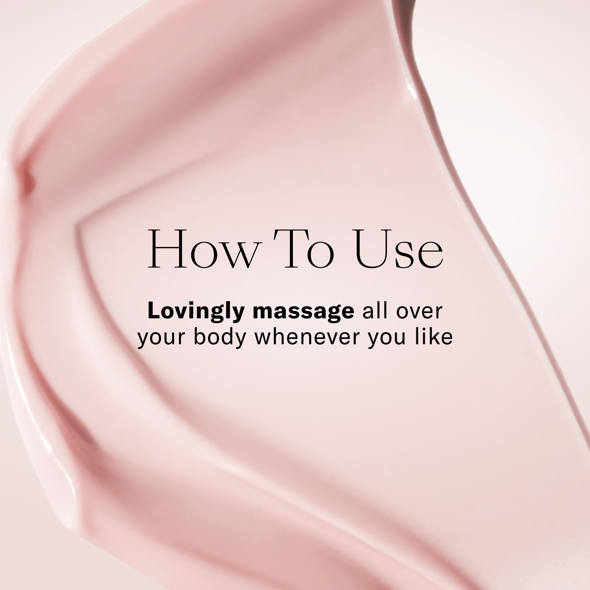 Josie Maran body care routine image suggests incorporating body butter into daily regimen.