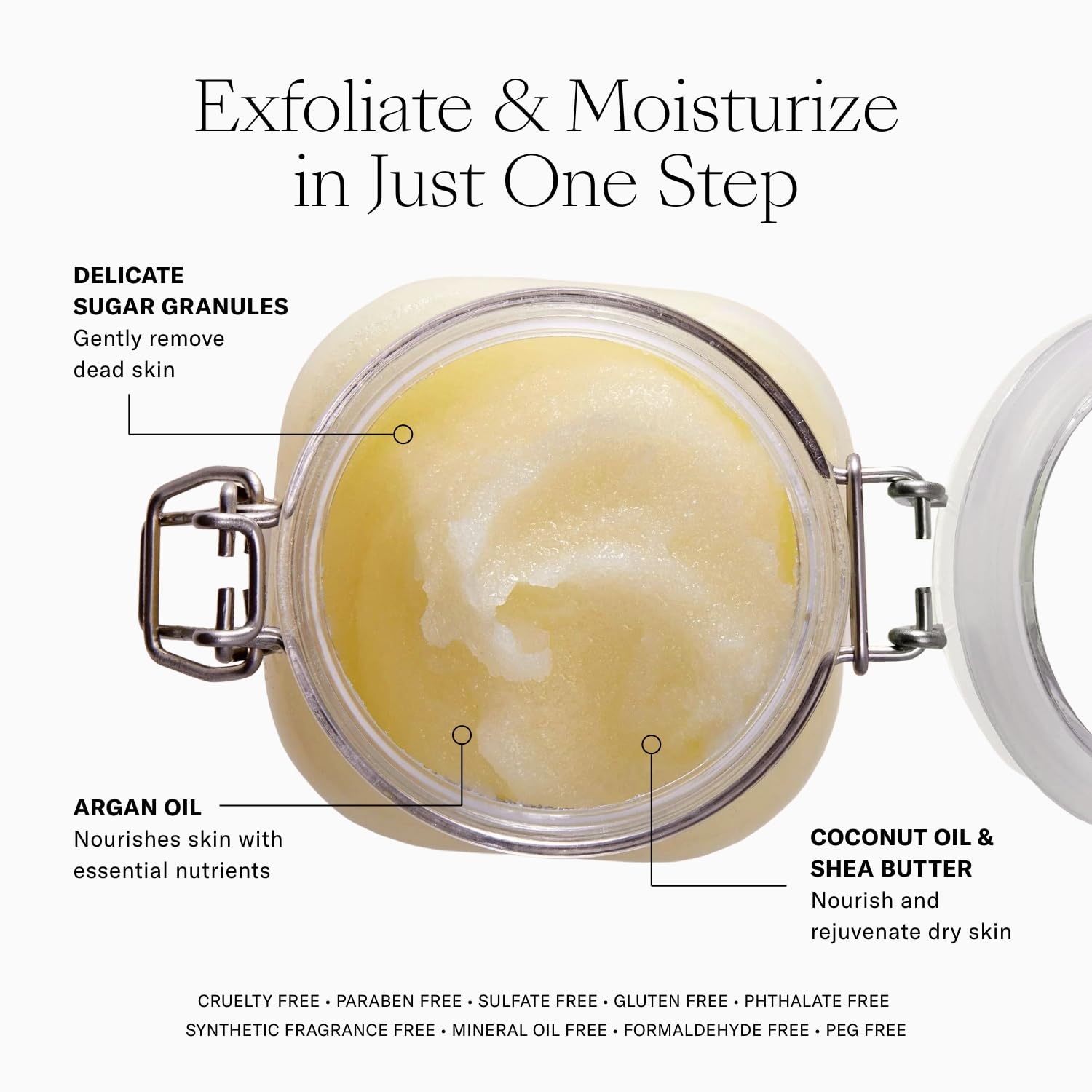 Josie Maran cruelty-free label signals clean, earth-first ingredients in this body set