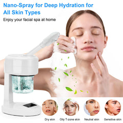Jostzhxin rotating nozzle angle adjustment for comfortable steam sessions.
