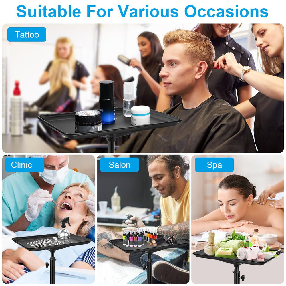 JOSTZHXIN salon rolling cart in busy workspace.