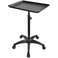 JOSTZHXIN salon rolling tray side view with smooth wheels for mobility.