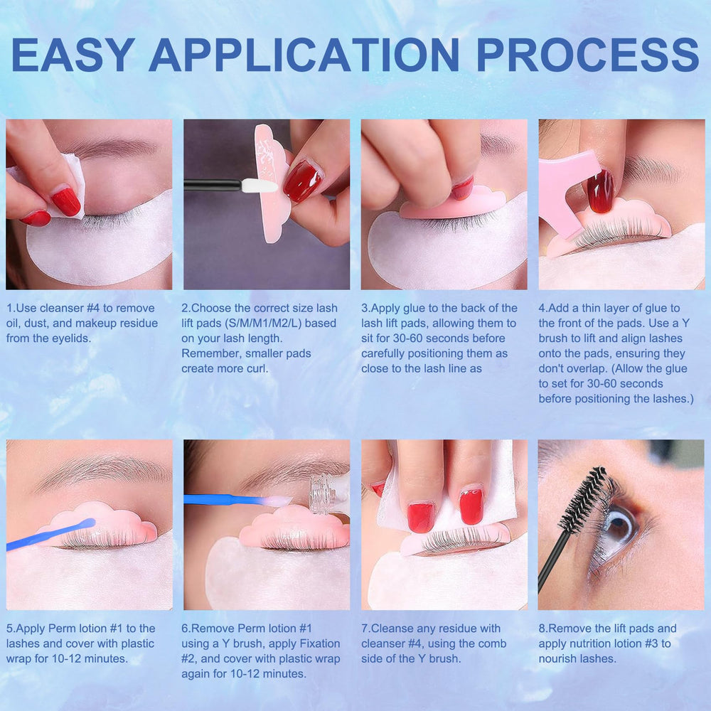 Jouedo Lash Lift Kit at-home use setup for easy DIY lash lamination.