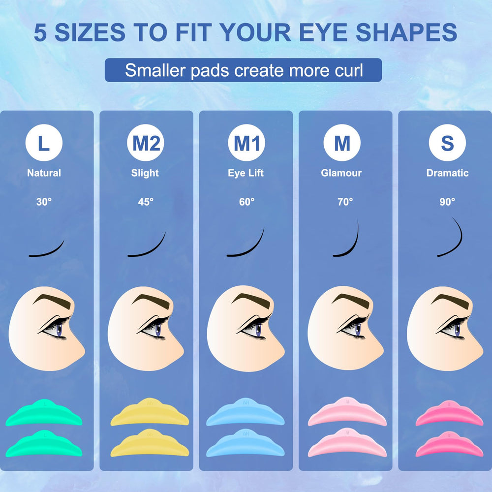 Jouedo Lash Lift Kit color pack illustrates lasting color for brows and lashes.