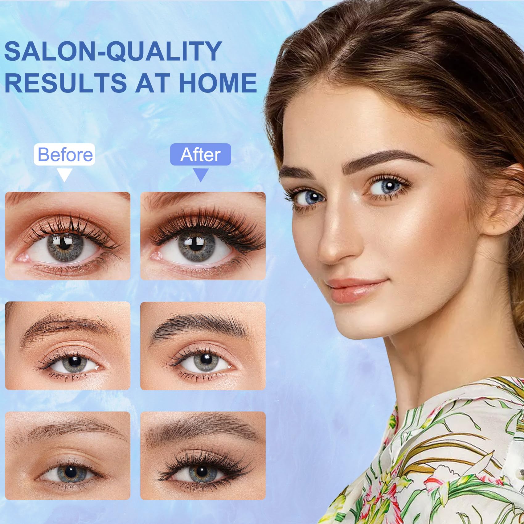 Jouedo Lash Lift Kit lifting lotion demonstrates gentle formula for natural-looking lift.