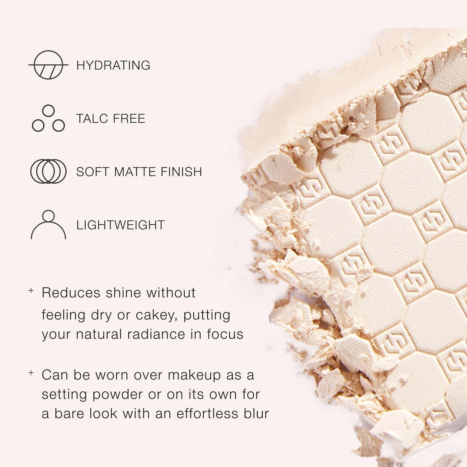 Jouer application shot at nose and T-zone shows oil control and diffused pores.