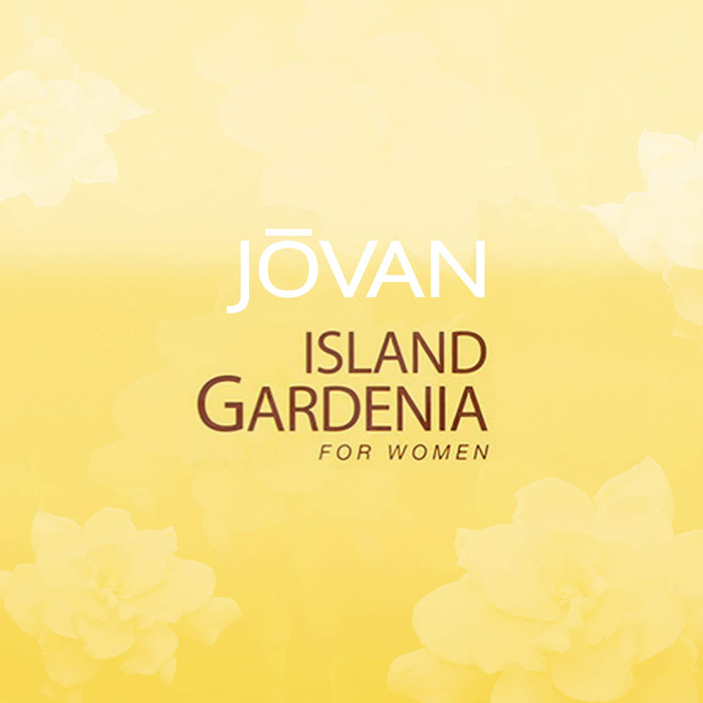 Jovan classic glass bottle on a vanity, perfect gift-ready presentation.