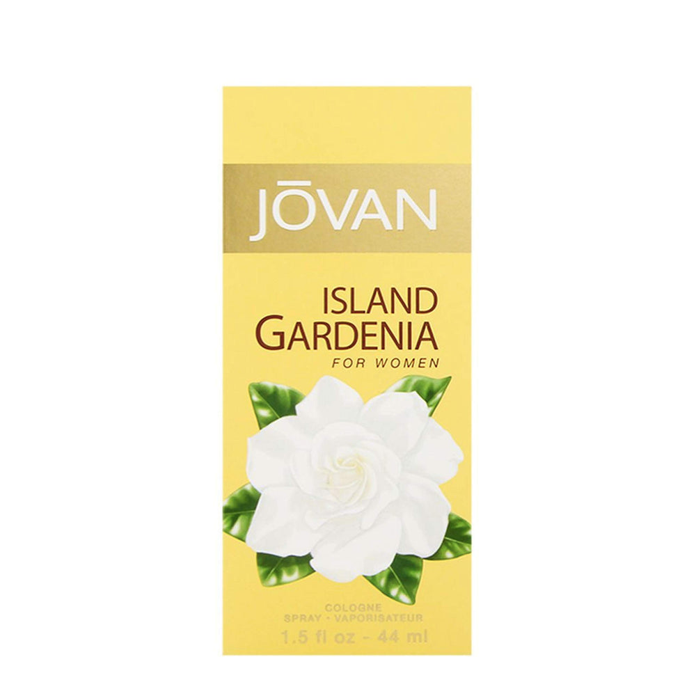 Jovan Gardenia heart note highlight, evoking lush garden bloom for daytime wear.