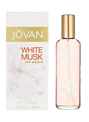 Jovan White Musk bottle front view for everyday elegance.