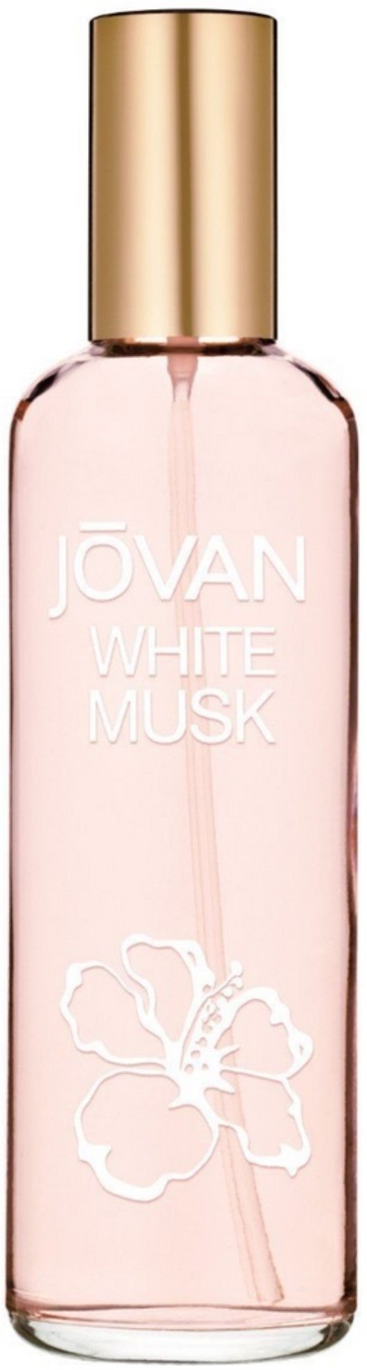 Jovan White Musk Eau de Cologne spray bottle—long-lasting everyday fragrance.