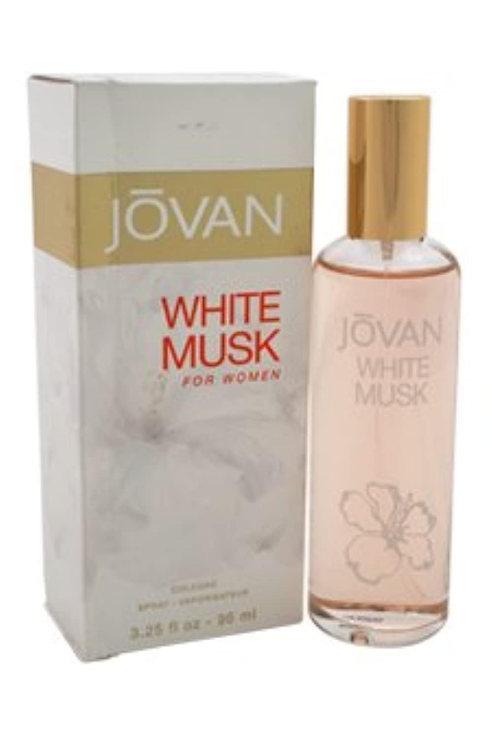 Jovan White Musk spray action, easy application for on-the-go use