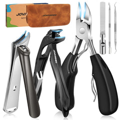 Jovareneo large podiatrist toenail clipper with 37mm jaw for thick nails