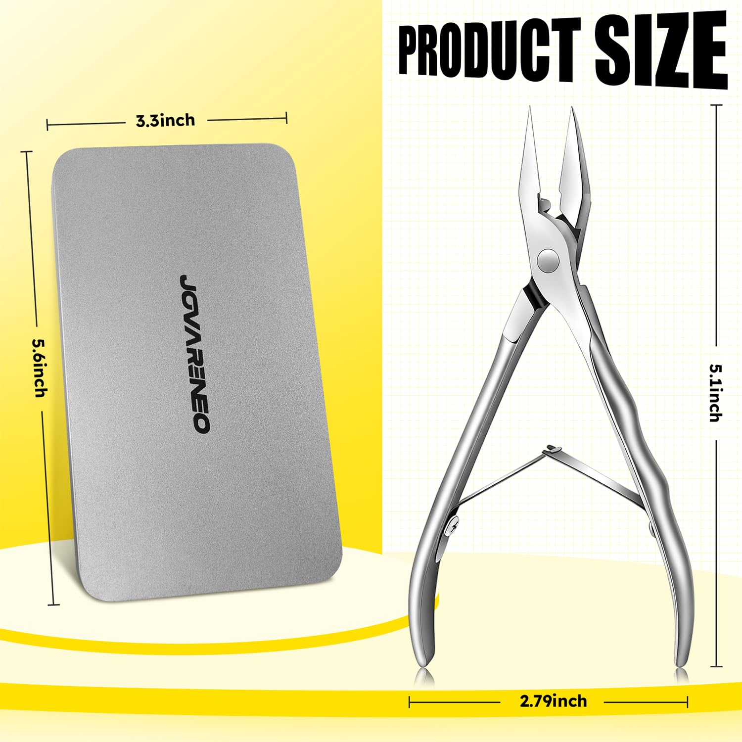 Jovareneo toenail tool safety cover protects users during home trimming