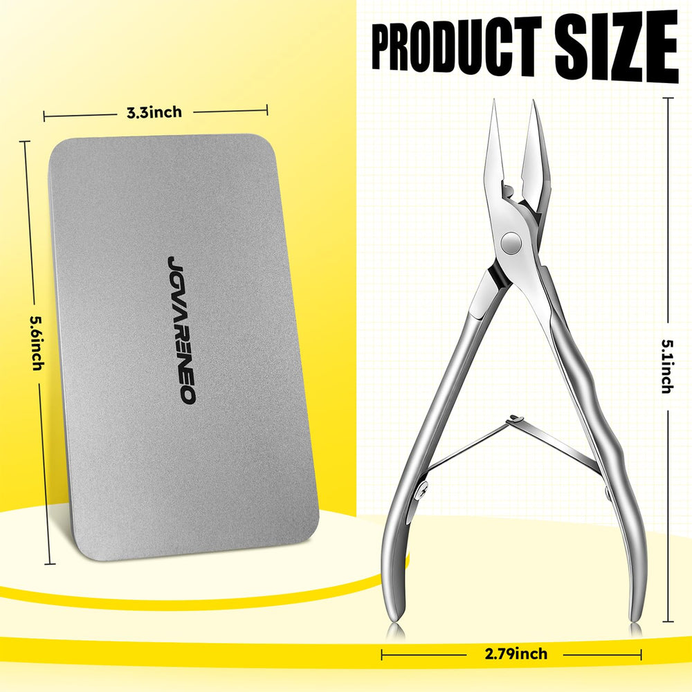 Jovareneo toenail tool safety cover protects users during home trimming