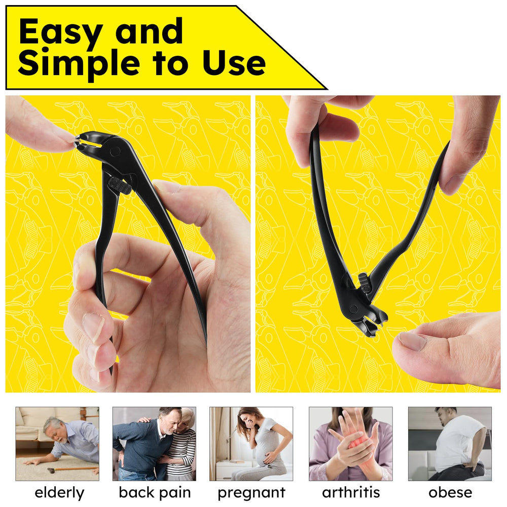 Jovareneo toenail clippers stainless-steel blades deliver clean sharp cuts reliably