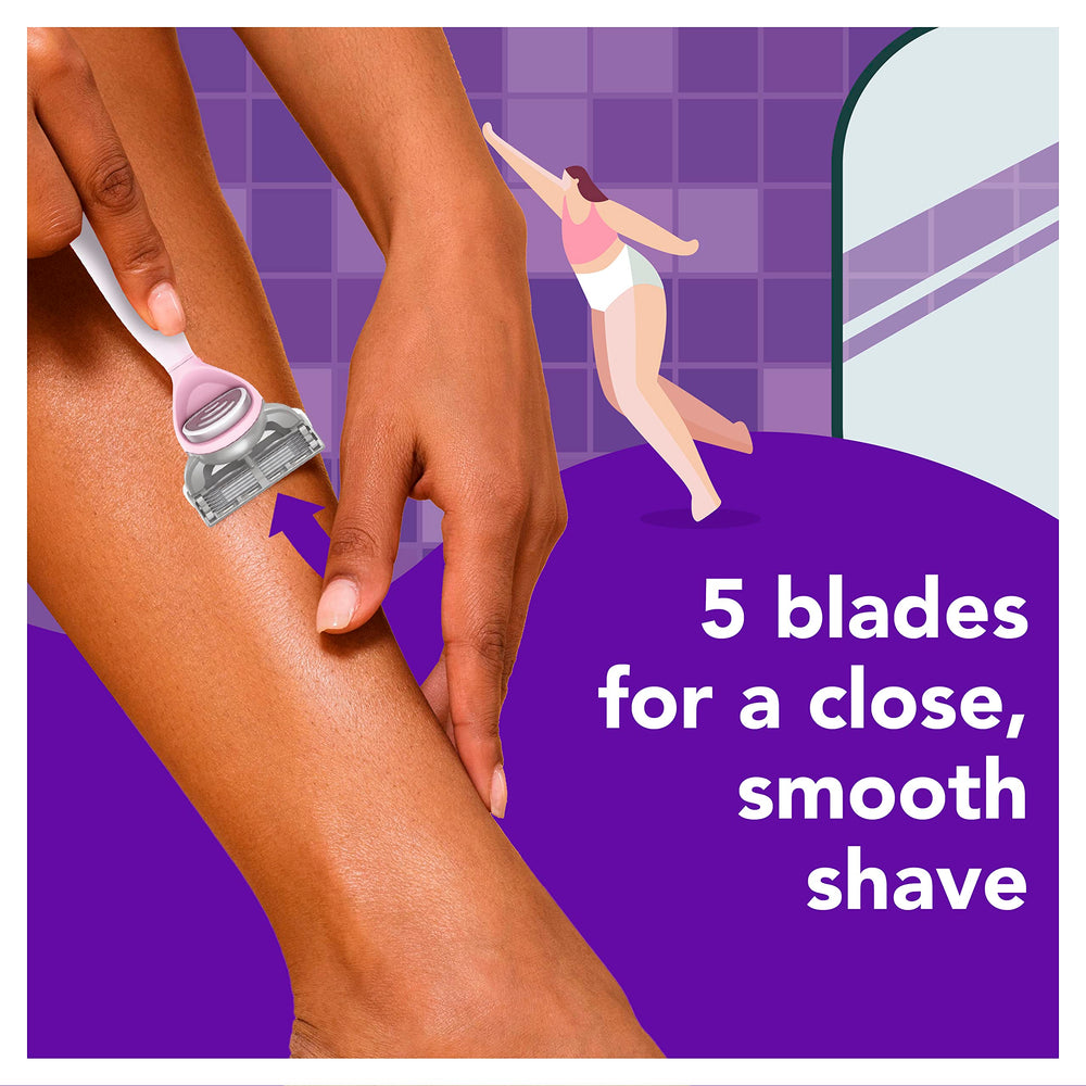 JOY Razor Lubrastrip glides for reduced irritation while shaving