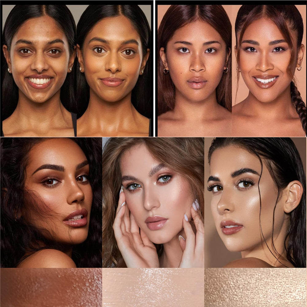 Joyeee skin tone match swatches display diverse shades for personalized concealment