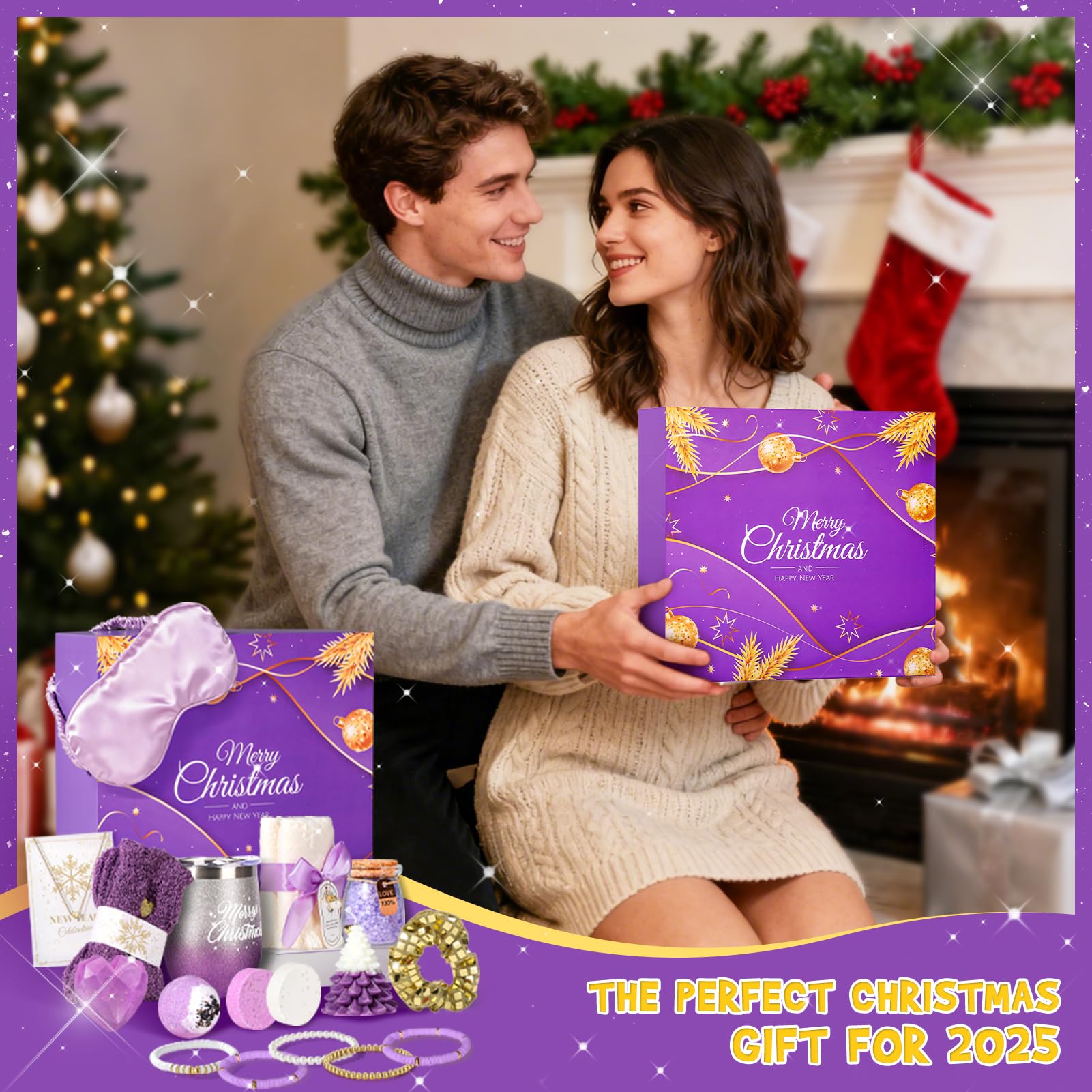 Joyliss Advent Calendar Christmas card with festive illustrations.
