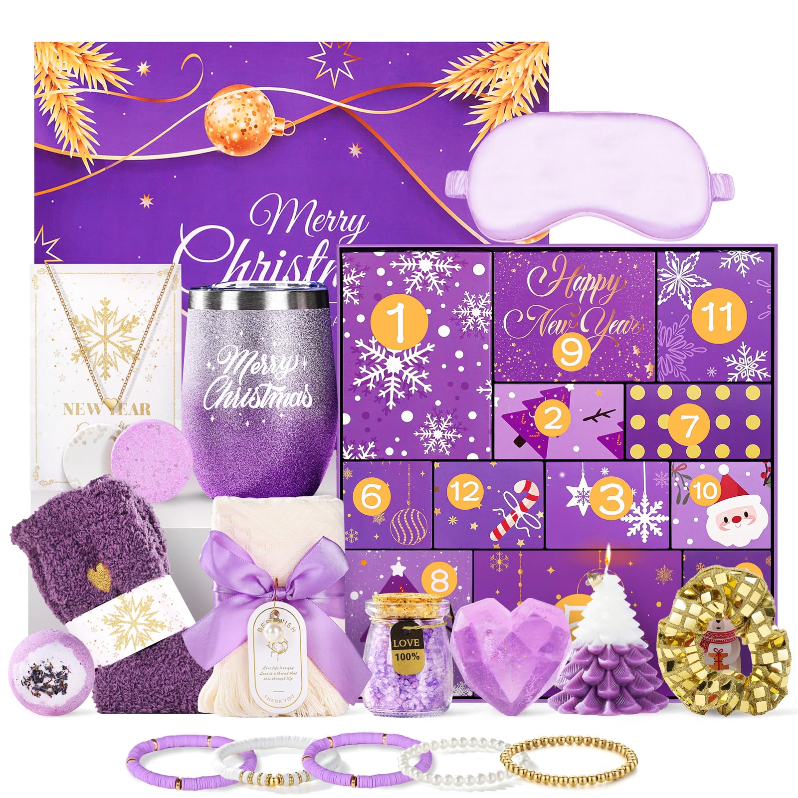 Joyliss Advent Calendar exterior box—premium gift packaging ideal for holiday gifting.