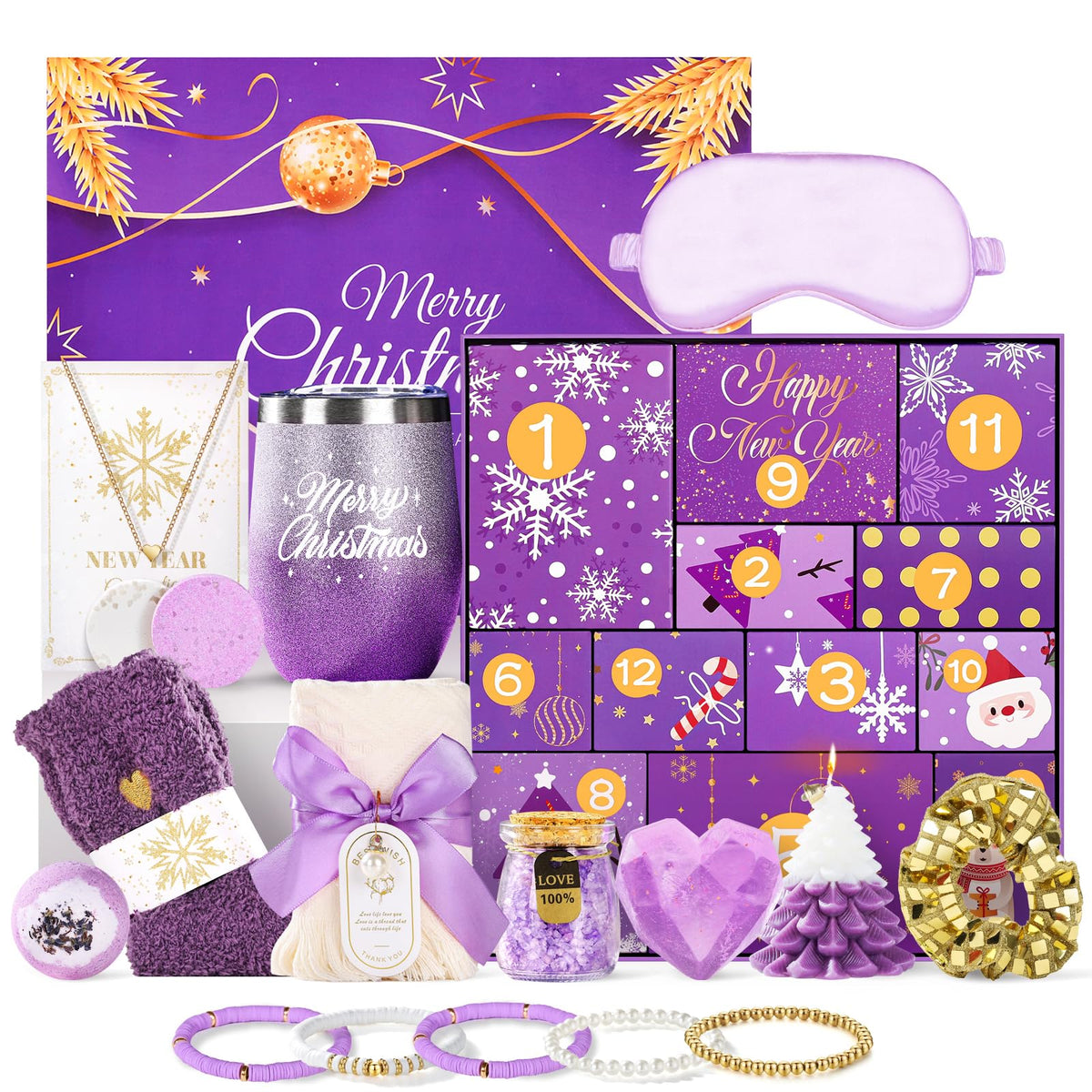 Joyliss Advent Calendar exterior box—premium gift packaging ideal for holiday gifting.