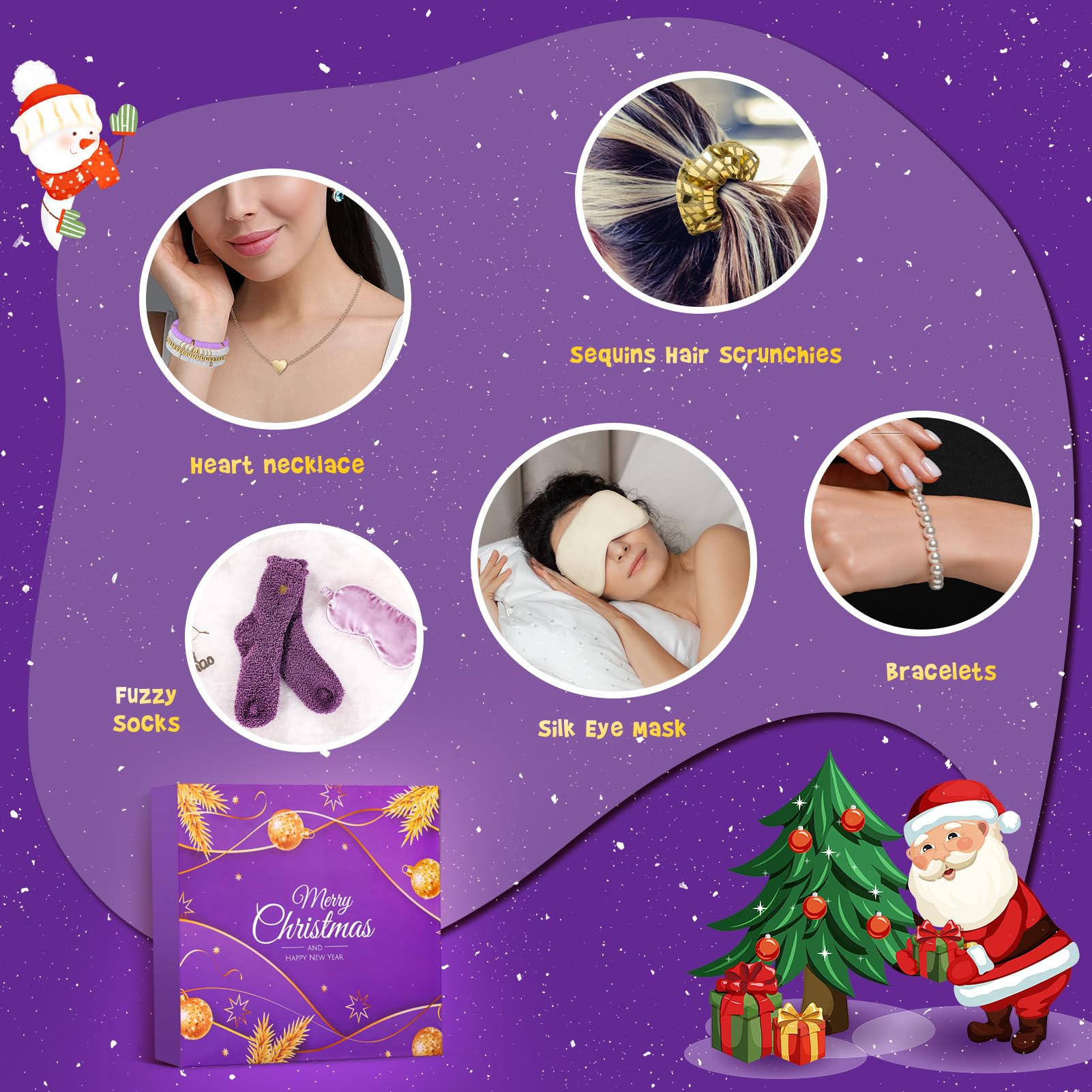 Joyliss Advent Calendar fuzzy socks for cozy winter warmth.