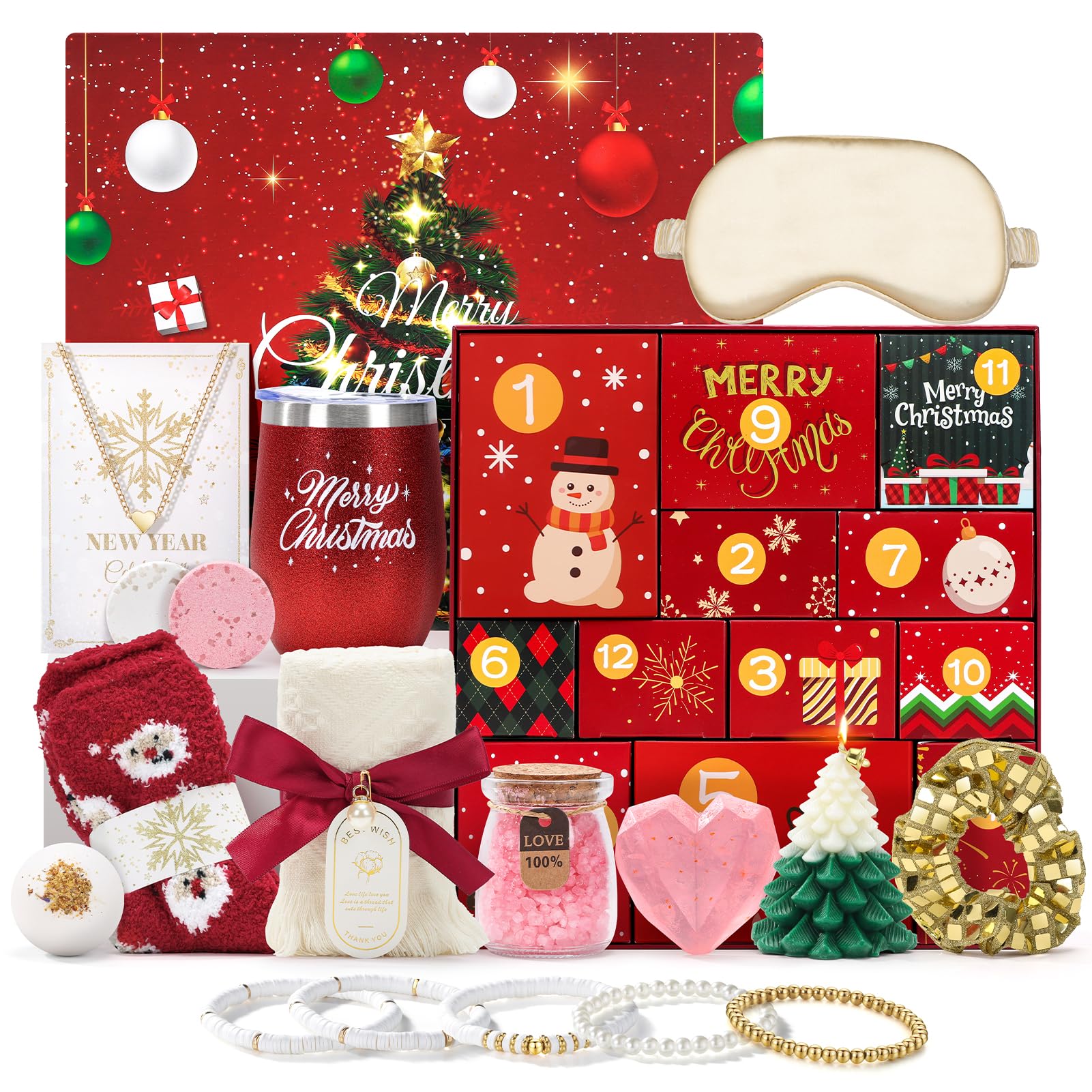 Joyliss Advent Calendar gift box design showcases premium packaging for a luxe unboxing.