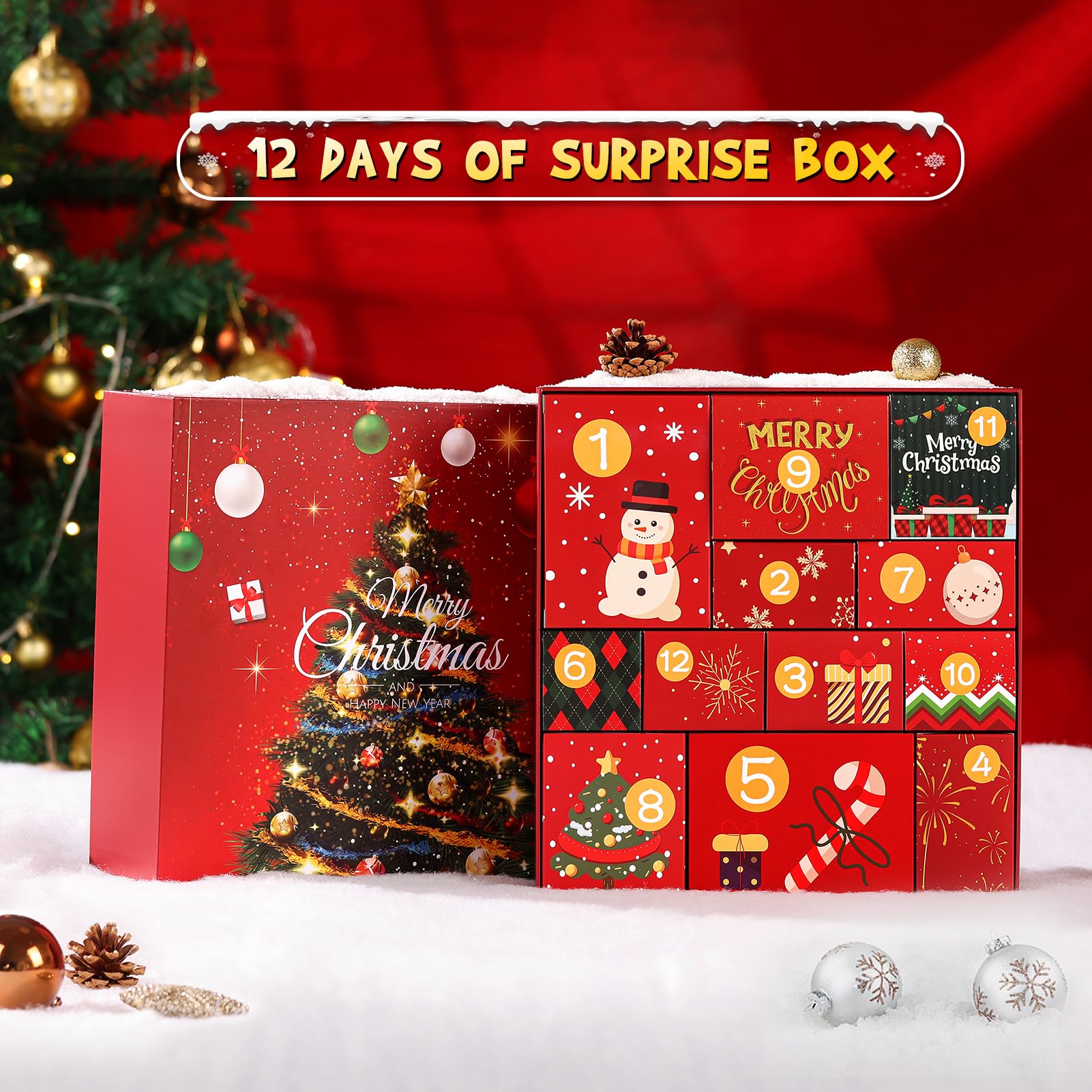 Joyliss Advent Calendar silk sleep mask promotes relaxed, restful nights.