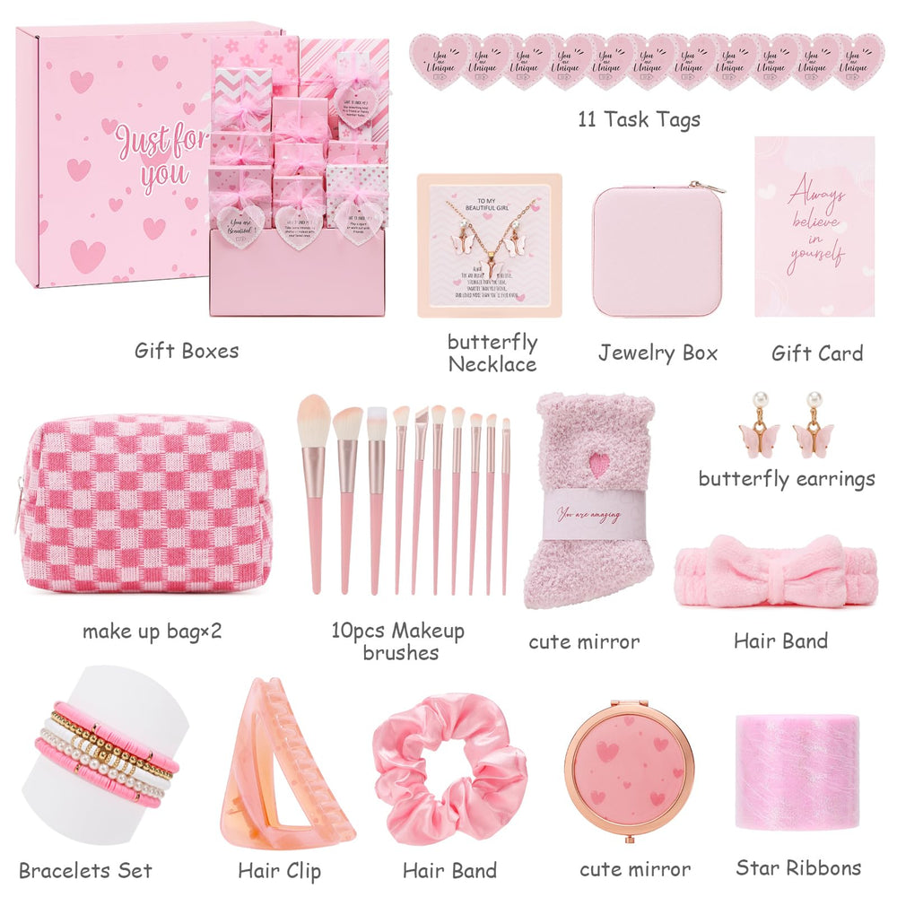Joyliss eleven gift contents showcased help mark birthdays with surprises