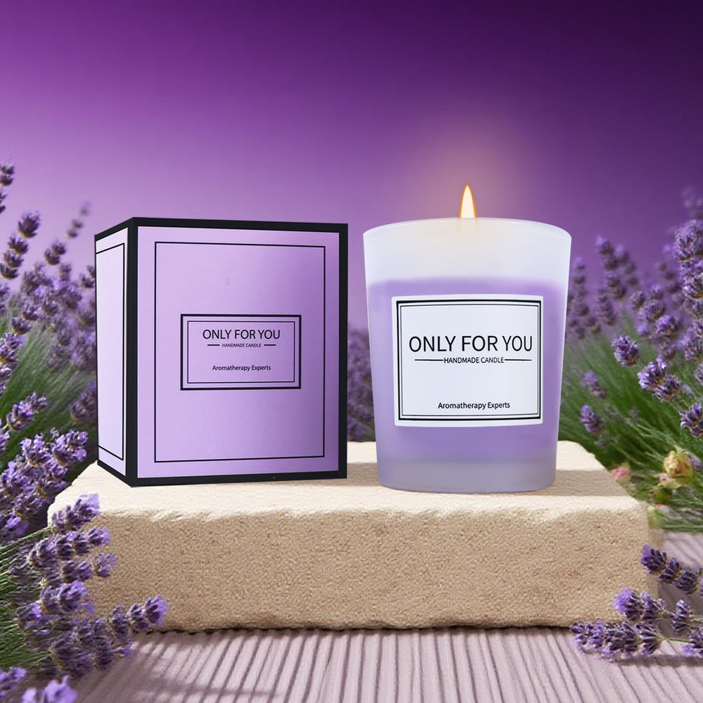 Joyvella Lavender bath salts invite calm and skin-softening pampering.