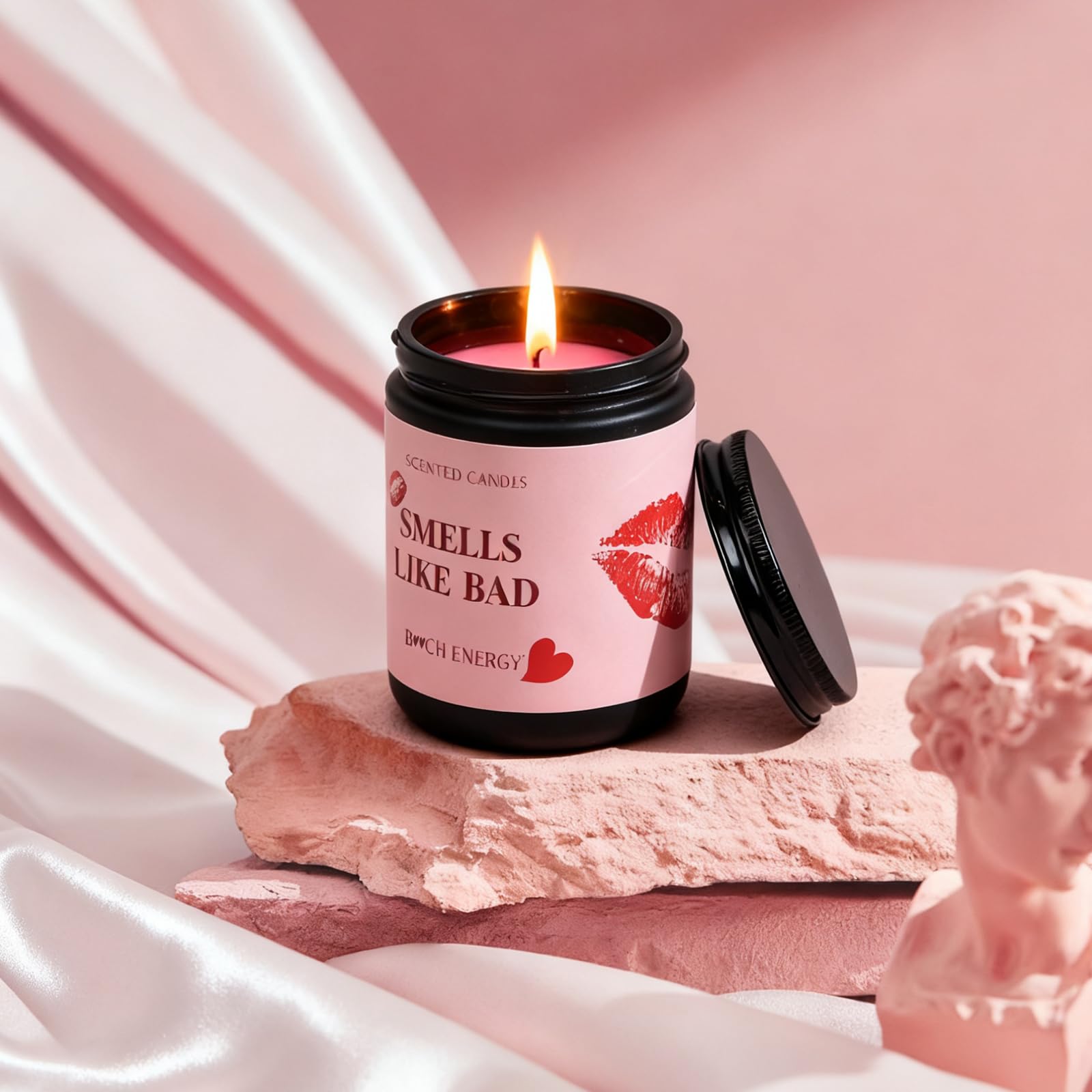 Joyvella self-care basket soft eye mask ready for restful daytime naps.