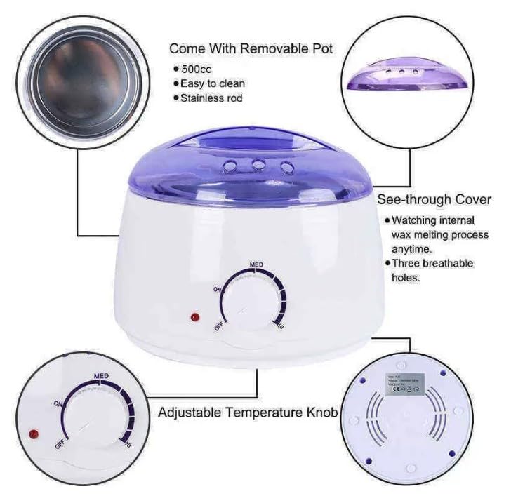 JOYWEE Wax Warmer handle for safe removal of melted wax.