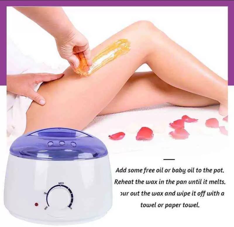 JOYWEE Wax Warmer on a counter shows portable design for space-saving setups.
