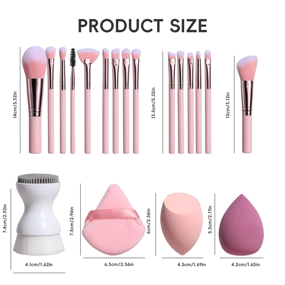 JPNK face clean brush set helps maintain hygiene between uses.