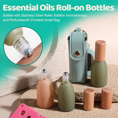 JPNK roll-on bottle stainless steel roller ball close-up highlights easy, precise application