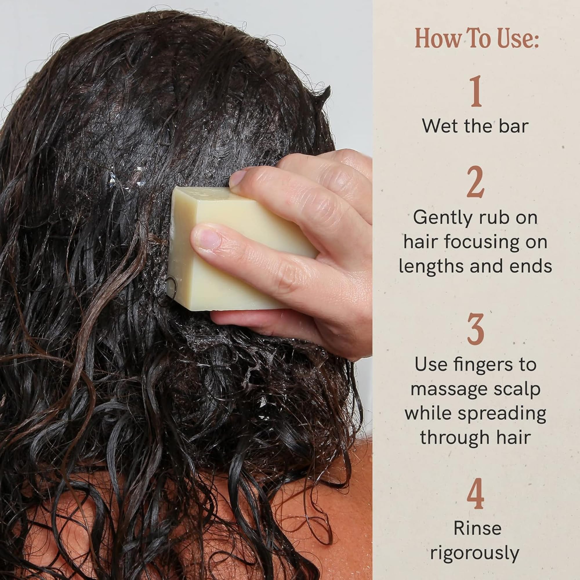 J.R.LIGGETT'S shampoo bar lather bubbles showcase rich foam from natural oils