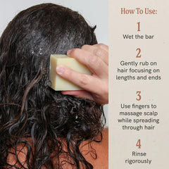 J.R.LIGGETT'S shampoo bar lather bubbles showcase rich foam from natural oils