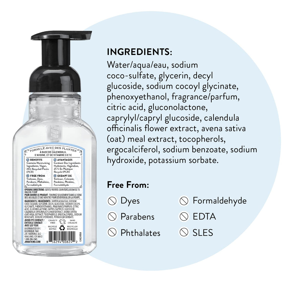J.R. Watkins eco-friendly ingredients balance cleansing with skin nourishment.