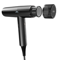 JRL Forte Pro Dryer with diffuser attached enables even airflow for smooth styling.