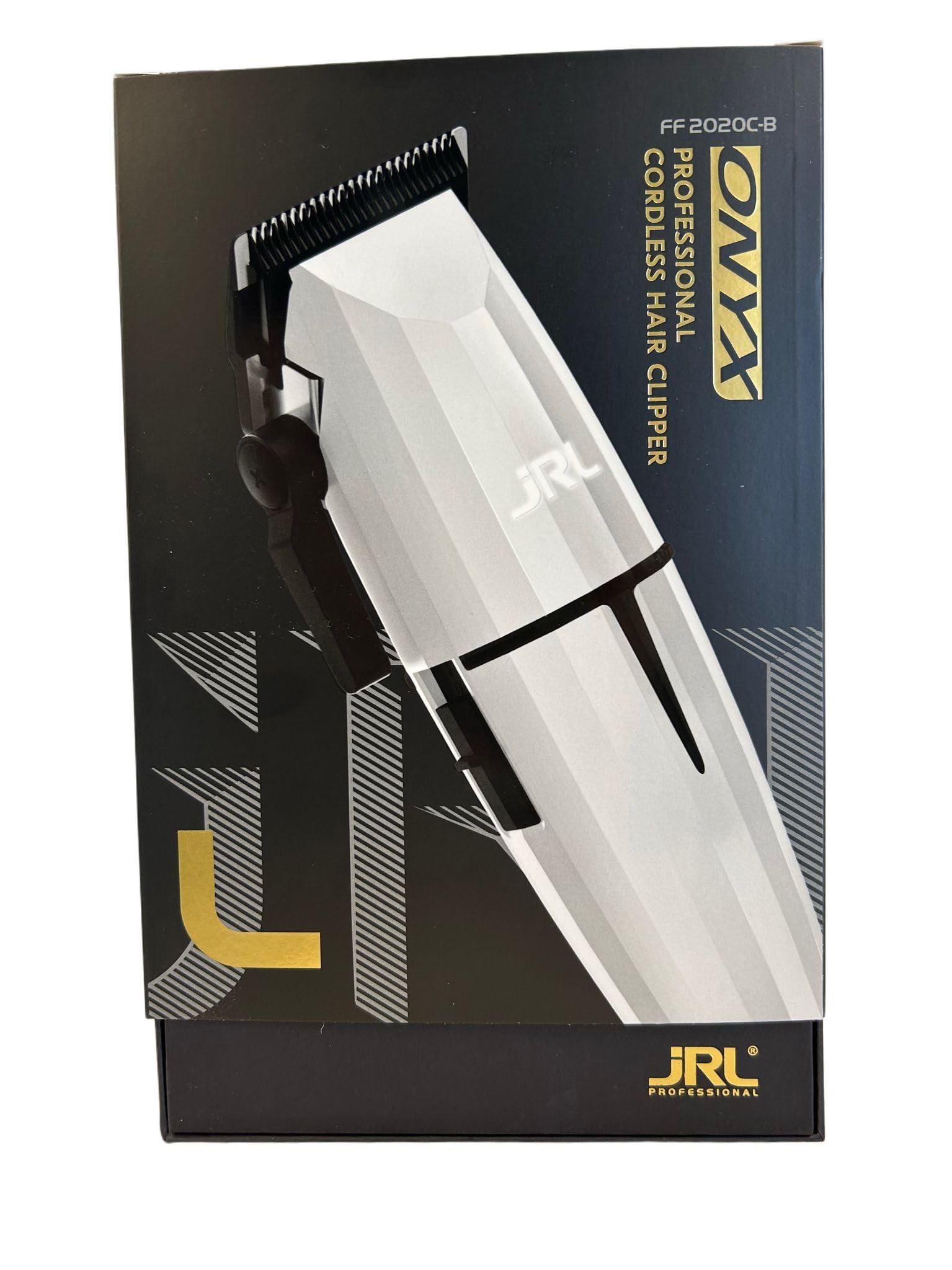 JRL GHOST cordless hair clipper in use demonstrates smooth fades and quiet operation.