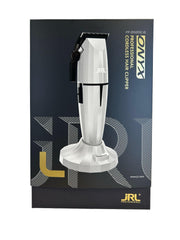 JRL GHOST cordless hair clipper side view highlights ergonomic grip for extended trimming sessions.