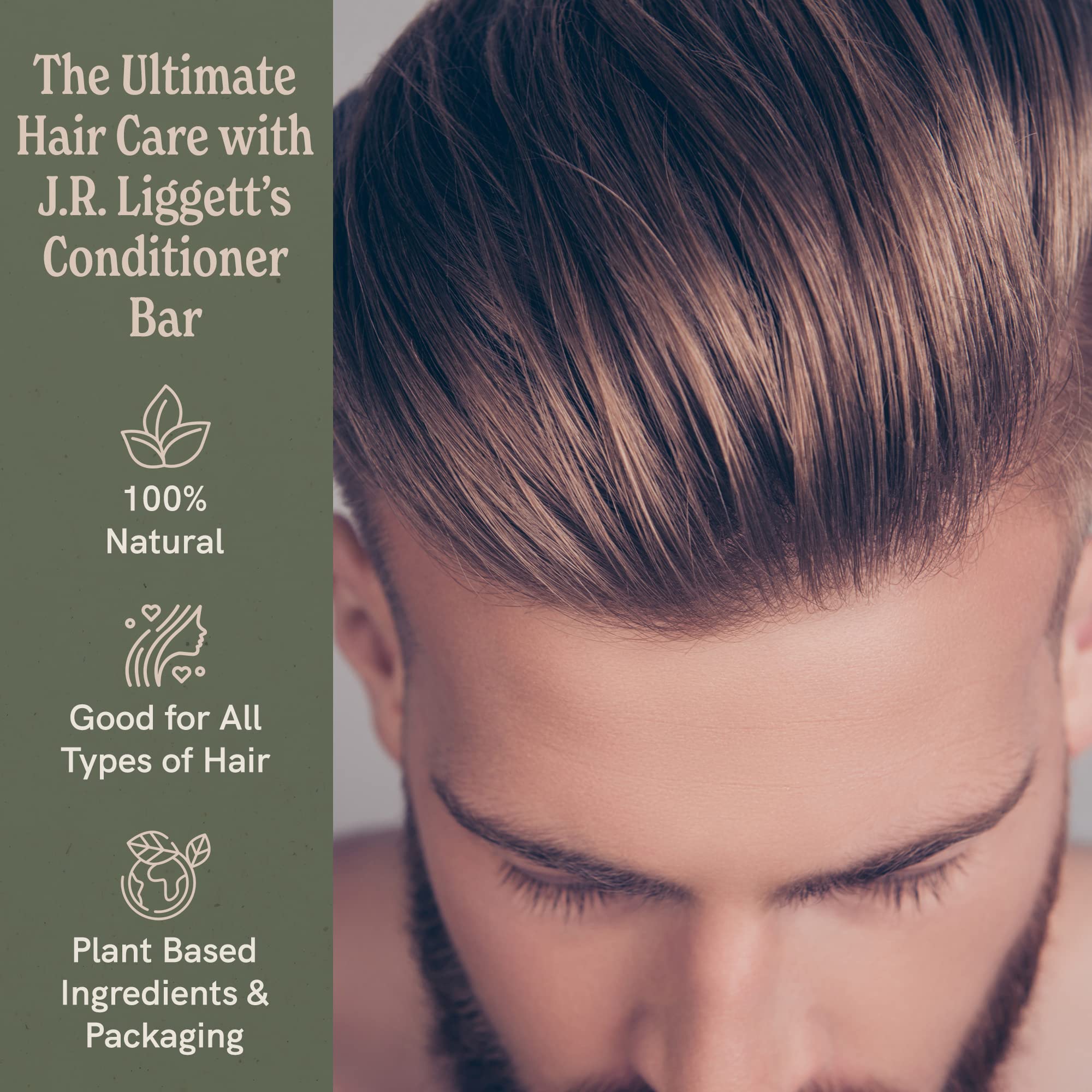J.R.LIGGETT'S plant-based formula offers antioxidant support for hair luster.
