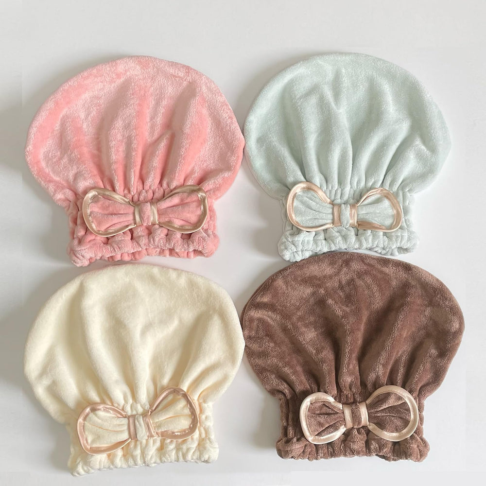 Jseng 2-pack hair towel cap highlights value and quick-drying convenience.